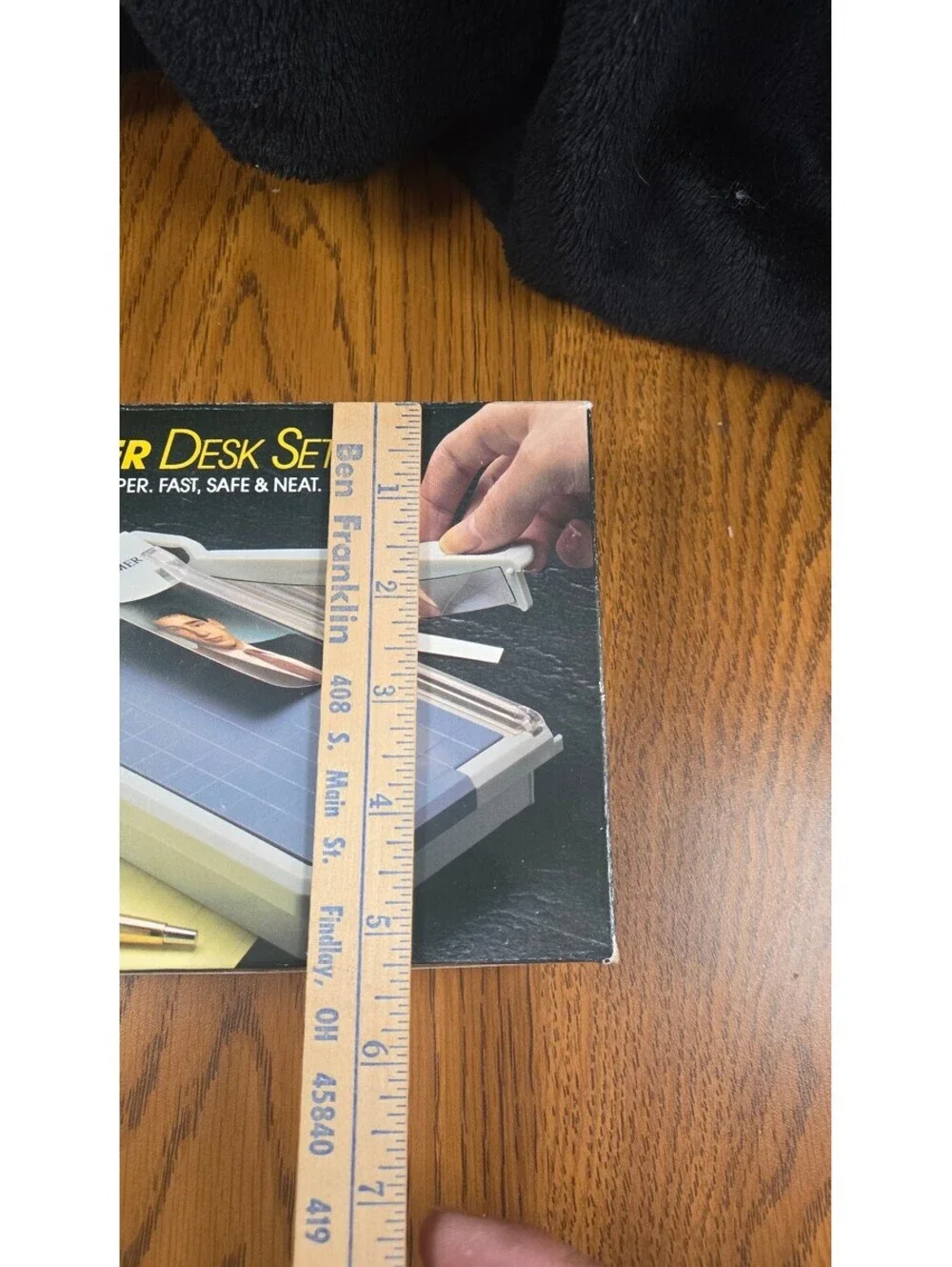 Super Trimmer Desk Set Paper Cutter and Organizer